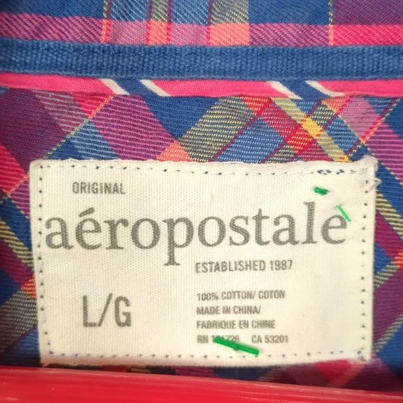 Aeropostale Cotton Button Down - Picture 3 of 5